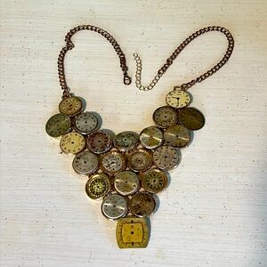 Tic-Toc Tic—Toc. Time to buy this cool watch. It’s a hand-crafted necklace.